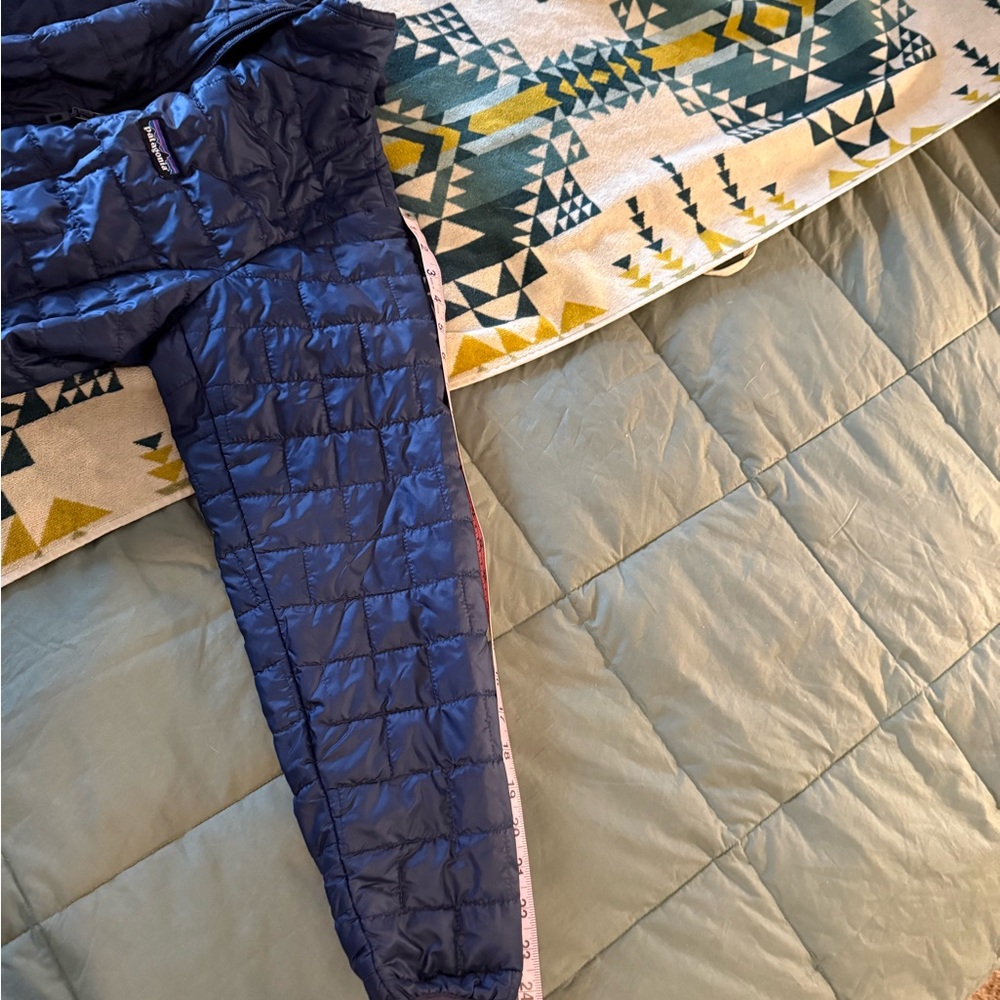 Navy Nano Puff Quilted Jacket - Picture 3 of 7